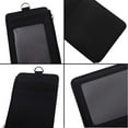 Bekayaa 1 Pack ID Card Badge Holders with Black Durable Cruise Lanyard, Vertical Waterproof
