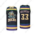 thumbnail image 3 of Camisetas de baloncesto Mighty Ducks Of Anaheim 44 Reed 99 BANKS 96 CONWAY 66 BOMBAY Costura Bordado Deportes al aire libre Negro Verde Nuevo, 3 of 5