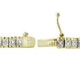 thumbnail image 2 of 0.50ct Diamond Studded Gold Tone Tennis Bracelet, 2 of 3