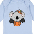 thumbnail image 4 of Inktastic Halloween Koala, Cute Koala, Baby Koala, Pumpkin, Bat Wings Boys or Girls Long Sleeve Baby Bodysuit, 4 of 5