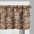 thumbnail image 3 of Ambesonne Hipster Window Valance, People Faces Various Ethnic, 54" X 18", Multicolor, 3 of 5
