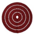 thumbnail image 1 of Cateissary de árbol de Navidad, esterilla de felpa circular de bola blanca ligera, delantal de suelo reutilizable resistente al desgaste, exquisita Kits de decoración para fiestas Cateissary HA070228-00, 1 of 6