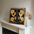 thumbnail image 5 of Boho Floral Wall Decor Bechivie Century Modern Wall Decor, 8In Boho Floral Framed Wall Art, Abstract Flowers Wall Decor for Home Bedroom Living Room, 5 of 6