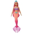 thumbnail image 2 of Barbie Dreamtopia Mermaid Doll (con curvas, cabello rosa) con cola de sirena rosa y tiara, Barbie Barbie, 2 of 2
