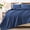 Navy(Diamond), variant on Quilts Twin Size Bedding Sets, Beige Bedspread Soft Lightweight Pre-Washed Quilt, 2 Piece Cozy Reversible Microfiber Ultrasonic Coverlet with Pillow Sham (Leaf Pattern,66"x90")