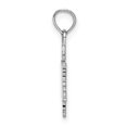 thumbnail image 4 of Diamond2Deal 14k White Gold Snowflake Pendant for Women (L- 0.72 inch, W- 0.47 inch), 4 of 6