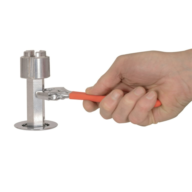 EZ-FLO 45117 P.O. Plug & Closet Spud Wrench - Malleable Iron, For Tub & Drain Installation