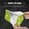 thumbnail image 3 of Salouo Green Apple Pattern Long Tissue Box Cover Rectangular–Plus Size Tissue Box Holder Modern LeatheLarge Tissue Holder for Bathroom Car & Office Decor, 3 of 7