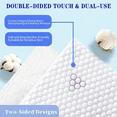 thumbnail image 2 of GIXUSIL 50 Disposable Face Towel XL, Face Towels, Soft Cotton Dry Wipes Facial Cloths Towelettes for Washing and Drying, Facial Tissue for Cleansing, Skincare and Makeup Remover,White, 2 of 6