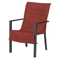 Classic Accessories Montlake Water-Resistant 45 Inch Patio Chair Slipcover, Heather Henna