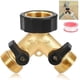 thumbnail image 1 of Double Washing Machine Tap 2-way Y-distributor 3/4 Inch For Connection Of 2 Appliances Scrollsqy, 1 of 5