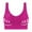 Hot Pink, variant on Kctiaxy No Wire Bras for Women Seamless Yoga Sports Bras Tank Top with Built in Comfortable Bra Push Up Breathable Everyday Bras Summer Deal