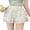 White, variant on Rdhnmea Women’s Layered Ruffle Shorts Casual Elastic Waist Lace Bloomers