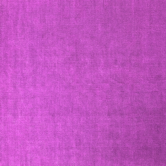 Ahgly Company Indoor Square Solid Pink Modern Area Rugs, 5' Square