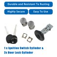 thumbnail image 6 of Ignition Starting Control Switch & Door Lock Cylinder Kit for Chevrolet GMC, 6 of 6