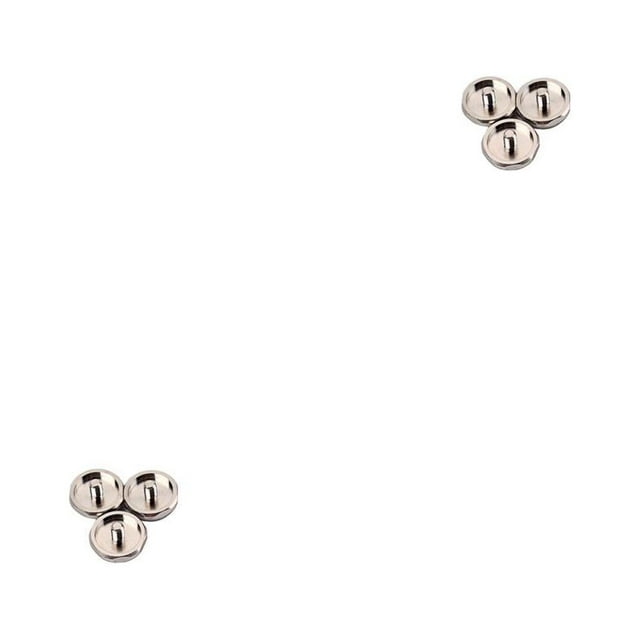 letairis 1/2/3 3pcs Trumpet Button Replacement Modified Accessories Repair Component Small Metal Fingers Keys Brass Instrument Component Type 1 2PCS