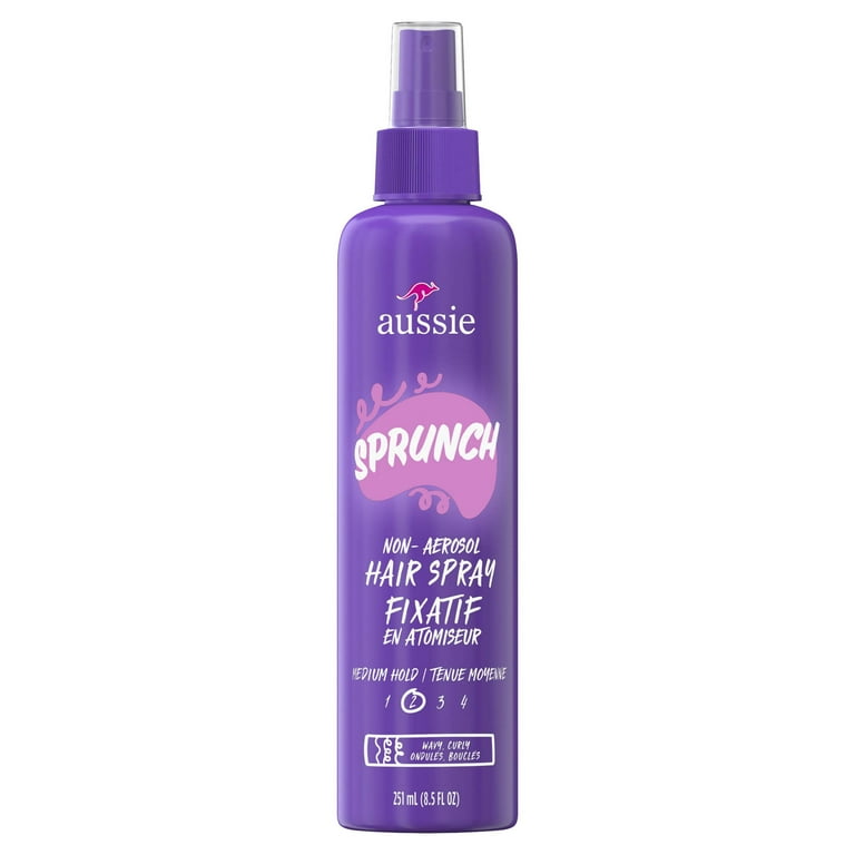 putelo Uprise AR ESSENCE 140ml×3 Aussie Sprunch Non-Aerosol Hair Spray for Curly Hair and Wavy Hair
