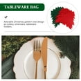 thumbnail image 5 of PTOOTP 12pcs Christmas Silverware Holders Red and Green Cutlery Pouches for Home Use and Kitchen Organization, 5 of 8