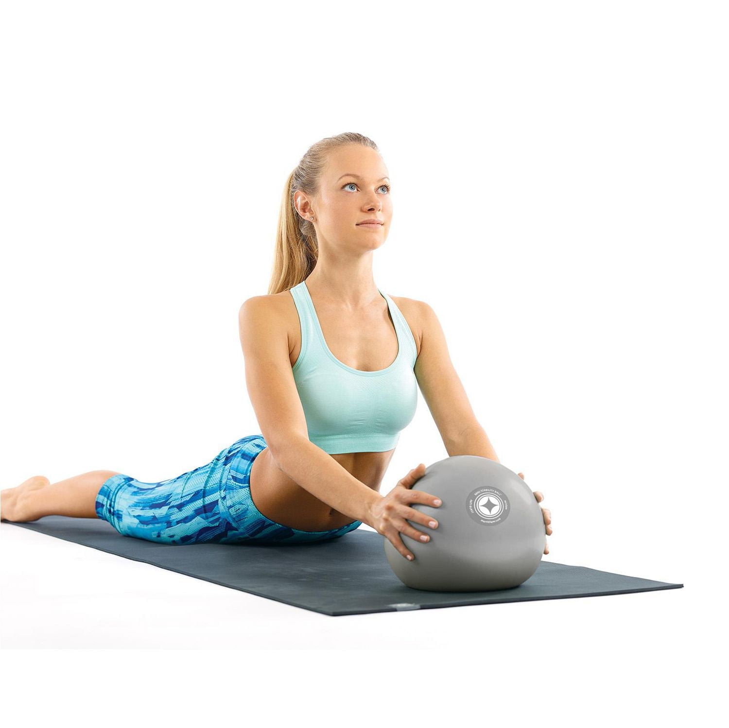 Mini Stability Ball, Medium (Silver)