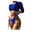 Blue, variant on FhsagQ Swimsuit Sets for Women Crotchless Plus Size New Swimsuit Foreign Trade Bikini Sexy Separate Swimsuit Three Piece Suit Plus Size Swimsuit Sets for Women Women Swimsuit Sets White Blue L