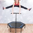 thumbnail image 2 of Trampoline, Strong Load Bearing Indoor Trampoline Waterproof  For Home Gymnasium For Recreation DS-6680 Blue, 2 of 8
