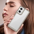thumbnail image 4 of Case for Moto G35 5G,Moto G35 5G Case,Transparent TPU+PC Acrylic Protective Military Grade  Heavy Duty Shockproof Protection Phone Case for Motorola Moto G35 5G (Gray), 4 of 8