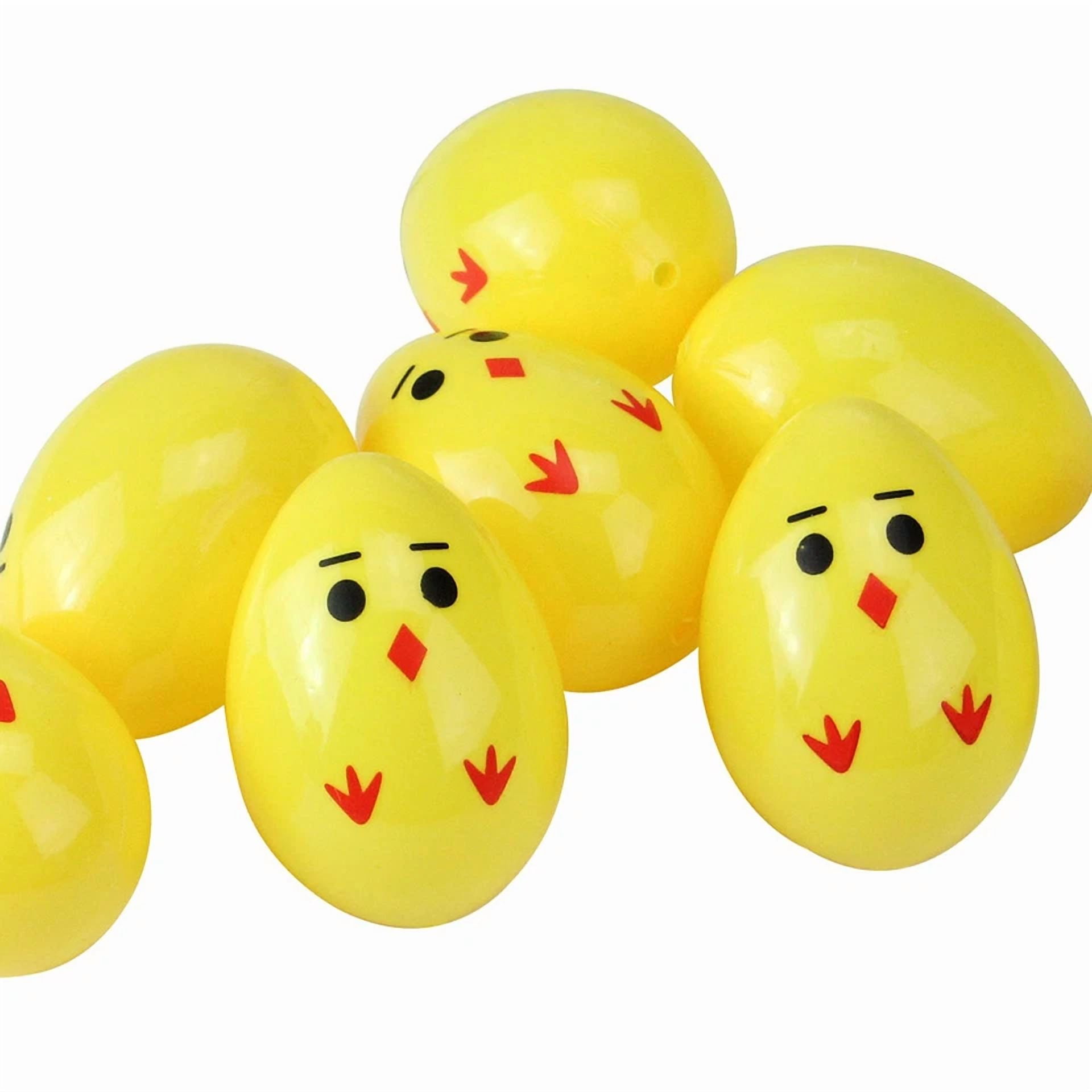 CRESTIN- Northlight 8Ct Springtime Yellow Small Size Chick Easter Egg Decors 2.5?