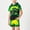Mint Green, variant on WAVSUF Boys Outfit Sets 2 Piece Hooded T-Shirt and Shorts with Pockets Football Print Short Sleeve Crew Neck Summer Casual Trendy Clothes Green Size 7