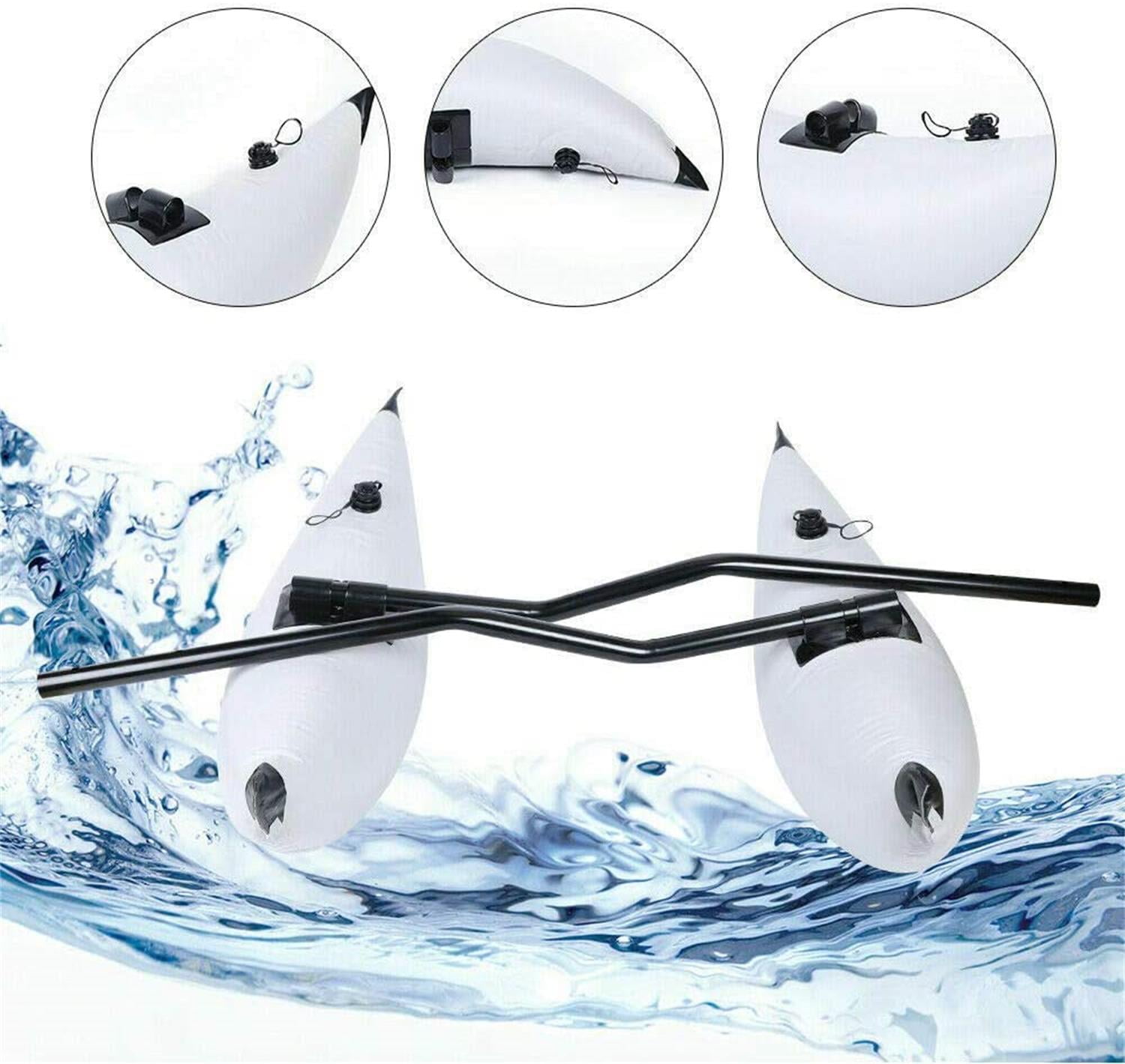 2Pcs Kayak Outrigger Stabilizers Inflatable Kayak Outrigger Marine Boat  Canoe PVC Outrigger Arms Stabilizer System Portable Kayak Stabilizer  Sidekicks