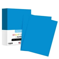 8.5 x 11 Blue Neon Bright Fluorescent Colored Paper | 20lb Bond (75GSM) Paper | 500 Sheets - 1 Ream