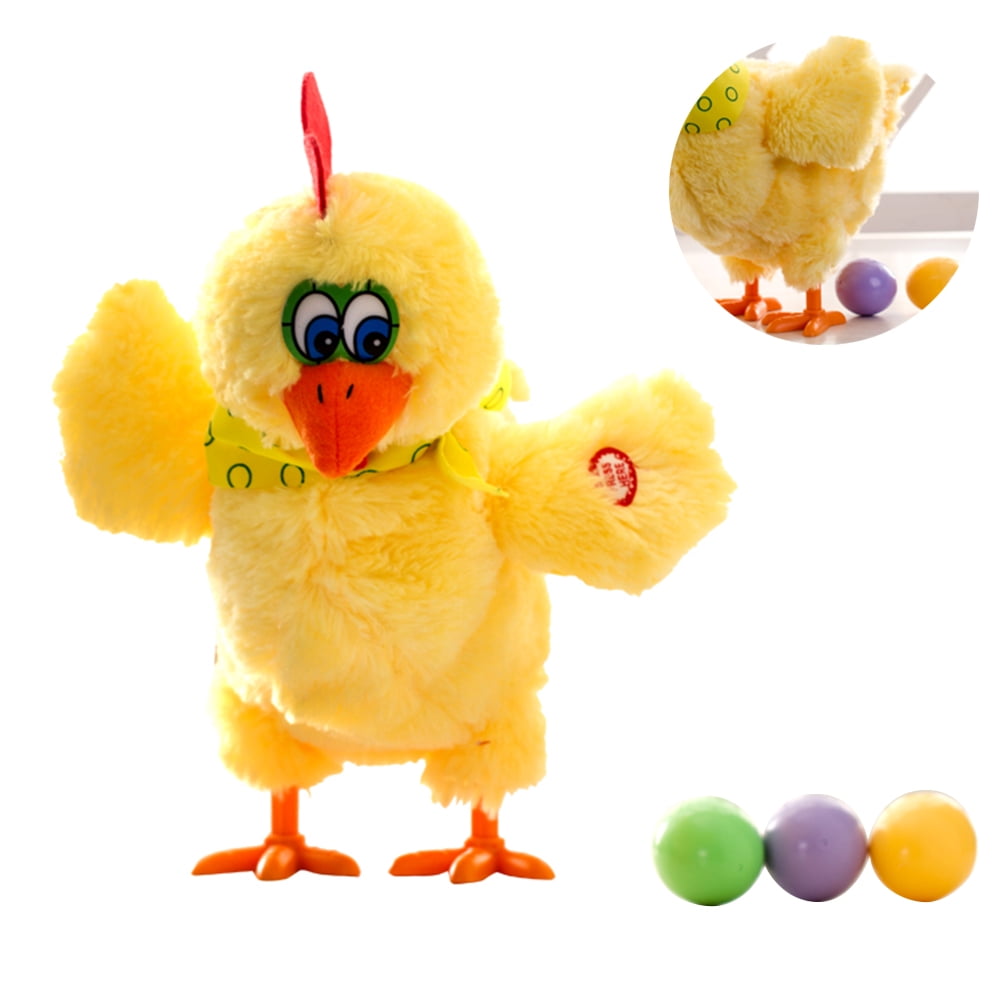 Hen Laying Eggs Toy Funny Chicken Toy Hen Laying Egg Shocked Joke Gift JA 