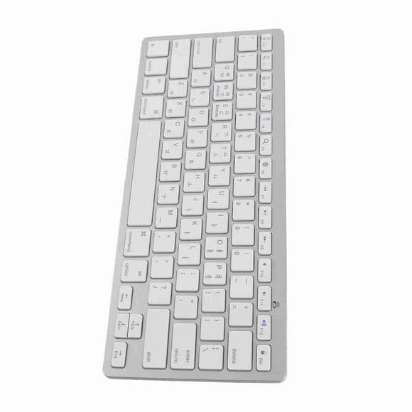 Bilingual   Keyboard, Slim Comfortable Typing Ergonomic Keyboard with Scissor Switch, for IOS, , , SmartTV, OS X, for Tablets Laptops Smartphones