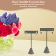 thumbnail image 3 of Novel Box 3 Pack Gray Linen Earring Tree Medium T-Bar Display Stand 2.5x1x5.5 Inches, 3 of 7