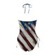 thumbnail image 5 of MKLEKYY Trajes De Baño Women'S Fashion Summer Independence Day Printed Sexy Lace Up Split Swimsuit (1), 5 of 5