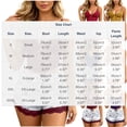 thumbnail image 3 of GUACER Deep V Neck Pajama Sets for Women Satin Lace Trim Bow Sexy Camisole & Shorts Sleepwear, 3 of 6