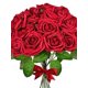 thumbnail image 2 of 25Pcs Red Artificial Roses With Stems, Red Rose Fake Flower Wedding Bouquet Real Touch PE Roses Artificial Flower Stems For Bride DIY Bouquet Wedding, 2 of 5