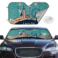 thumbnail image 2 of Daiia Let's go Travel Windshield Sun Shade for Car SUV Truck (Medium ), Car Sun Shade Windshield, Car Shades for Front Windows, Sunshade for Car Windshield, 2 of 7