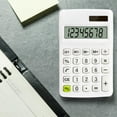 thumbnail image 2 of SPOORYYO Solar Desktop Tablet Calculator - Ultra-Thin 8-Digit Screen with Clear Keys, Perfect for Office, Students, and Business Gifts, 2 of 8