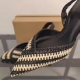 thumbnail image 2 of Zapatos de tacón bajo con punta puntiaguda para mujer, zapatos de vestir para oficina, trabajo, boda, 2 of 5