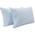 thumbnail image 4 of Superity Linen Pillow Cases King Size - Open Enclosure - 2 Pack - 100% Soft and Comfortable Premium Cotton - Blue, 4 of 7