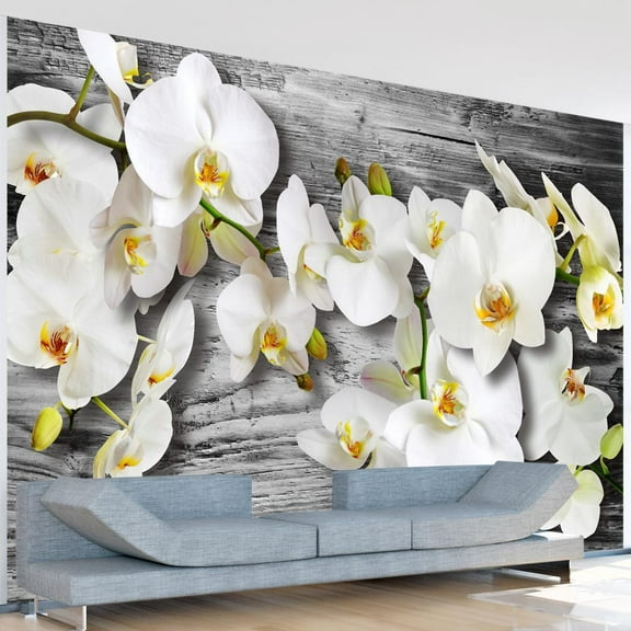 Tiptophomedecor Floral Wallpaper Wall Mural - Callous Orchids Flowers