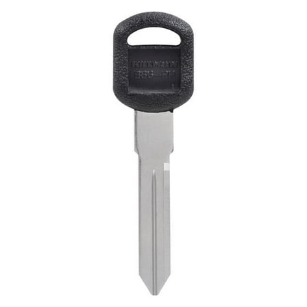 Automotive Blank Double Sided Universal Key for GM - Black & Silver, Pack of 5
