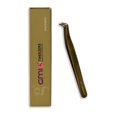 thumbnail image 1 of Pinzas para extensión de pestañas - Pinza para extensión de pestañas de acero inoxidable - Kit de extensión de pestañas para dar volumen - Herramienta aplicadora de pestañas postizas - En forma de L (, 1 of 5
