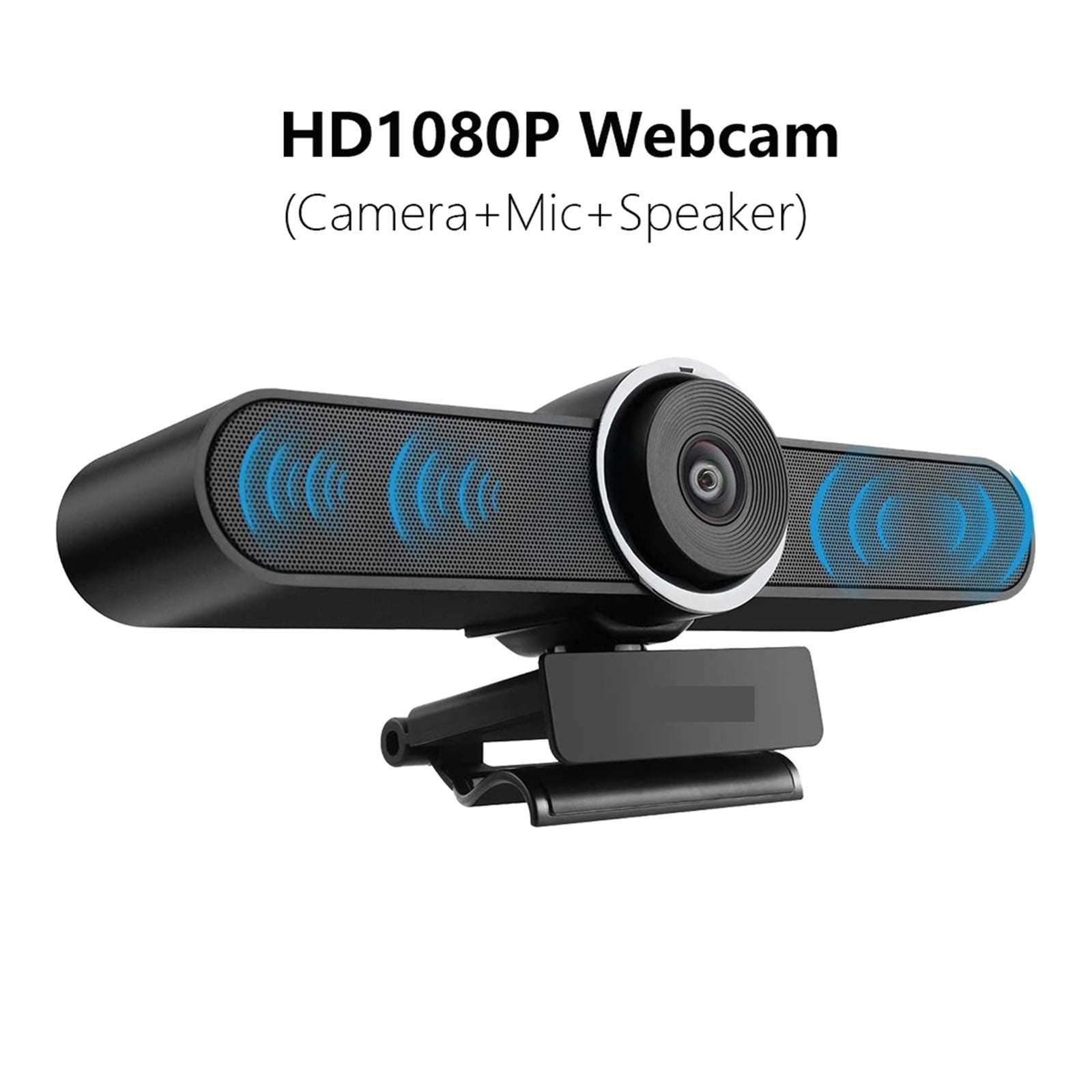 1080p USB PC Webcam With Dual Microphones And Speaker For Smart TV Computer Streaming Meeting For Conferencing, Live Streaming ,Full Clarity