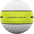thumbnail image 4 of Pelota de golf Callaway Chrome Tour X 360 Stripe Yellow, paquete de 24, 4 of 4