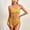 Yellow, variant on Hrsba Wireless Bras for Women,Seamless Push Up Bandeau Bra and Panty Set Breathable Contoured Support Comfortable Bras for Ladies