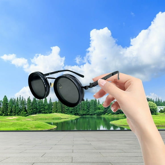 asddcavvf Adjustable Color Tone Sunglasses Outdoor Sunglasses Men's 1 9 Gear Adjustable Color Tone Polarized Circular Beach Sunglasses