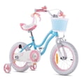thumbnail image 1 of RoyalBaby Stargirl Vélo d'Extérieur pour Enfants 14 Pouces avec Roues Stabilisatrices, Bleu, 1 of 12