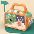 thumbnail image 4 of Orange Two In One Table Game Toy Bowling Football Carrying Case Interactive Educational Learning For Kids Portable Play Size 9.9X5.3X4.7 Inches Weight 0.33 Pounds, 4 of 5