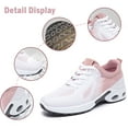 thumbnail image 4 of Women Running Shoes,Tennis Shoes Womens,Womens Sneakers Air Cushion Running Shoes Lightweight Tennis Walking Shoes Mesh Breathable Gym Work Fashion Sneakers Athletic Comfortable Casual,Pink,6, 4 of 8